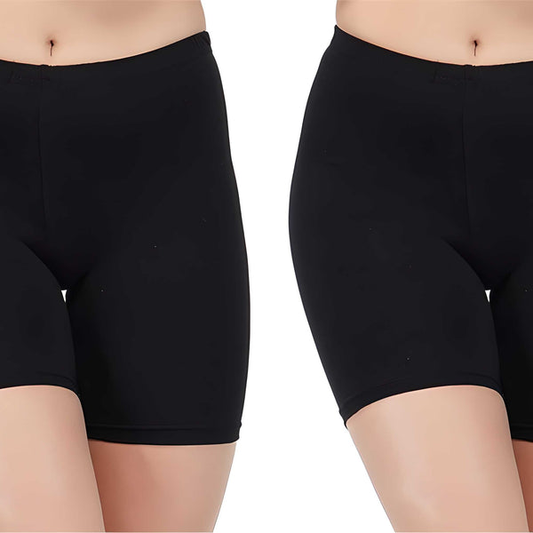 Women's Lightweight Comfort Gym & Sportswear Shorts (Pack of 2)