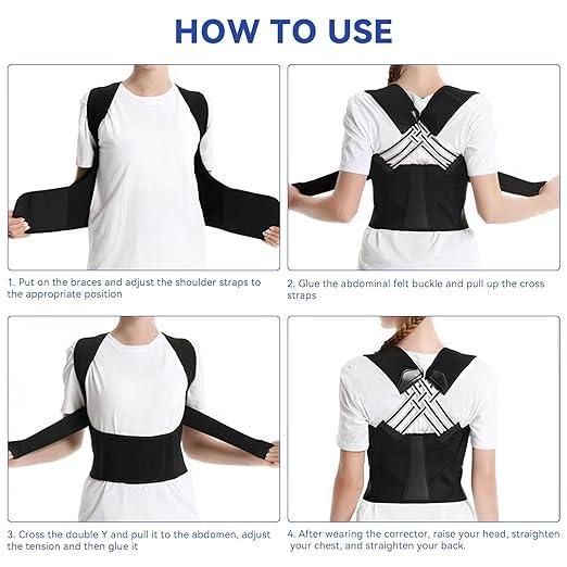 Back Posture Corrector/ Sloquching Relieve Pain Belt Women Men