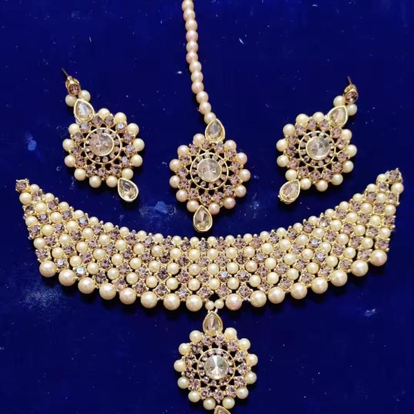 Alloy Gold-Plated Gold Jewellery Set