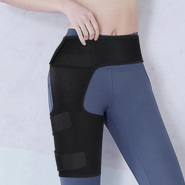 Hip Brace Compression Brace for Hamstring Injury Sprains Sciatic Nerve Fitness Running & Yoga