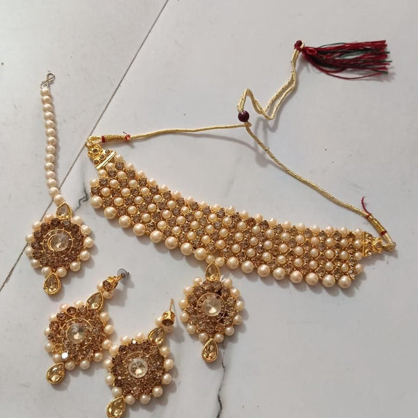 Alloy Gold-Plated Gold Jewellery Set